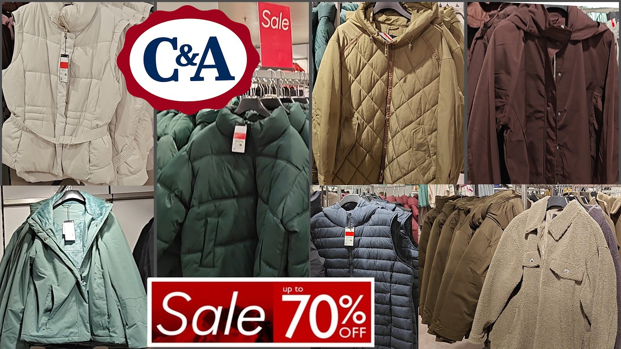 C&A Sale -70% Winter Jackets | C&A Sale finds #cna #sale #2026 #women #fashion #haul #shopping #yt