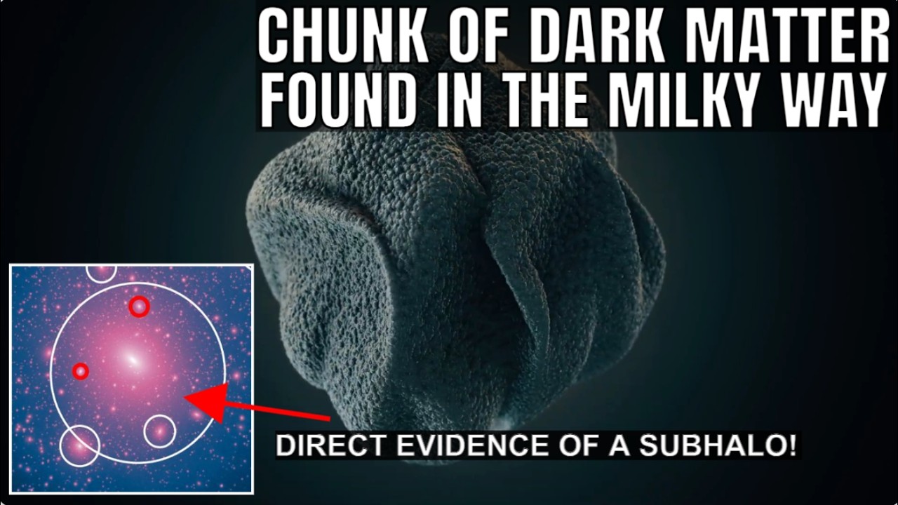 Direct Evidence of a Dark Matter Chunk 2300 Light Years Away From Us