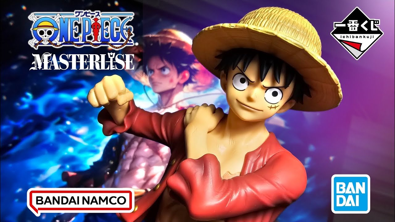 Masterlise One Piece Luffy Ichiban Kuji Figure Unboxing and Comparison