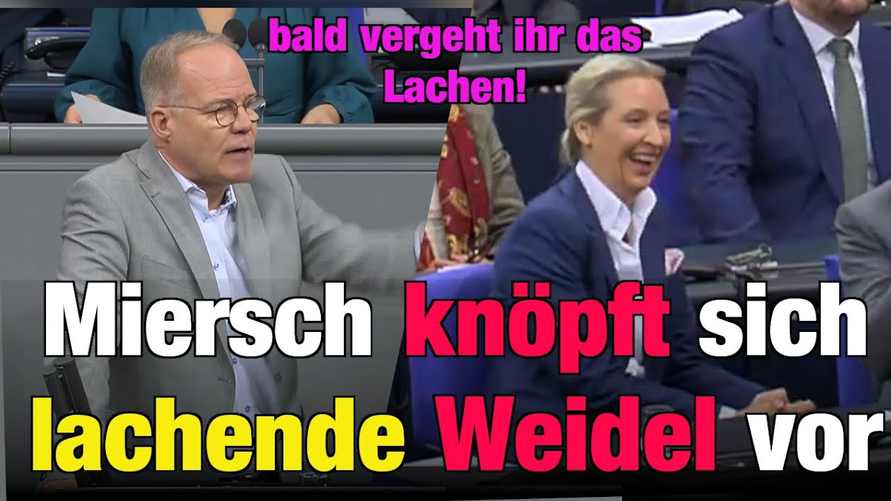 Generaldebatte: Miersch kn&ouml;pft sich Weidel vor #pr&uuml;f