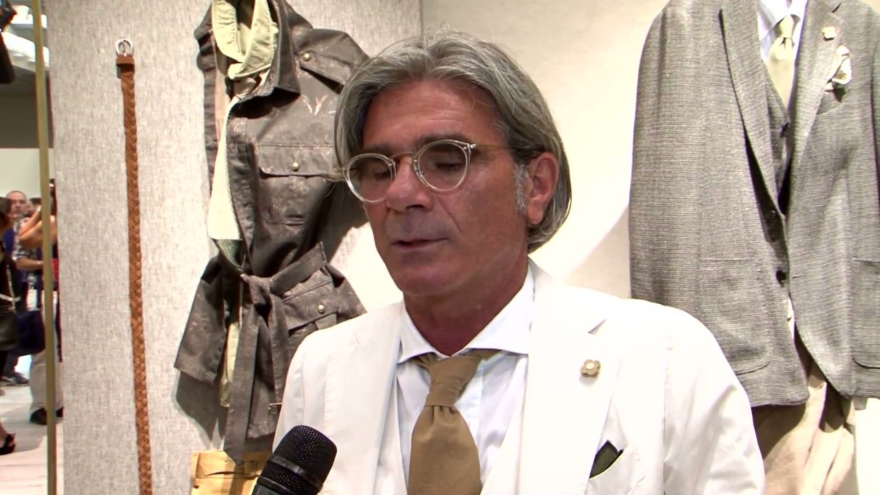 Luigi Lardini - Intervista per LA7 (Italian Fashion Show) Preview SS18 Pitti92