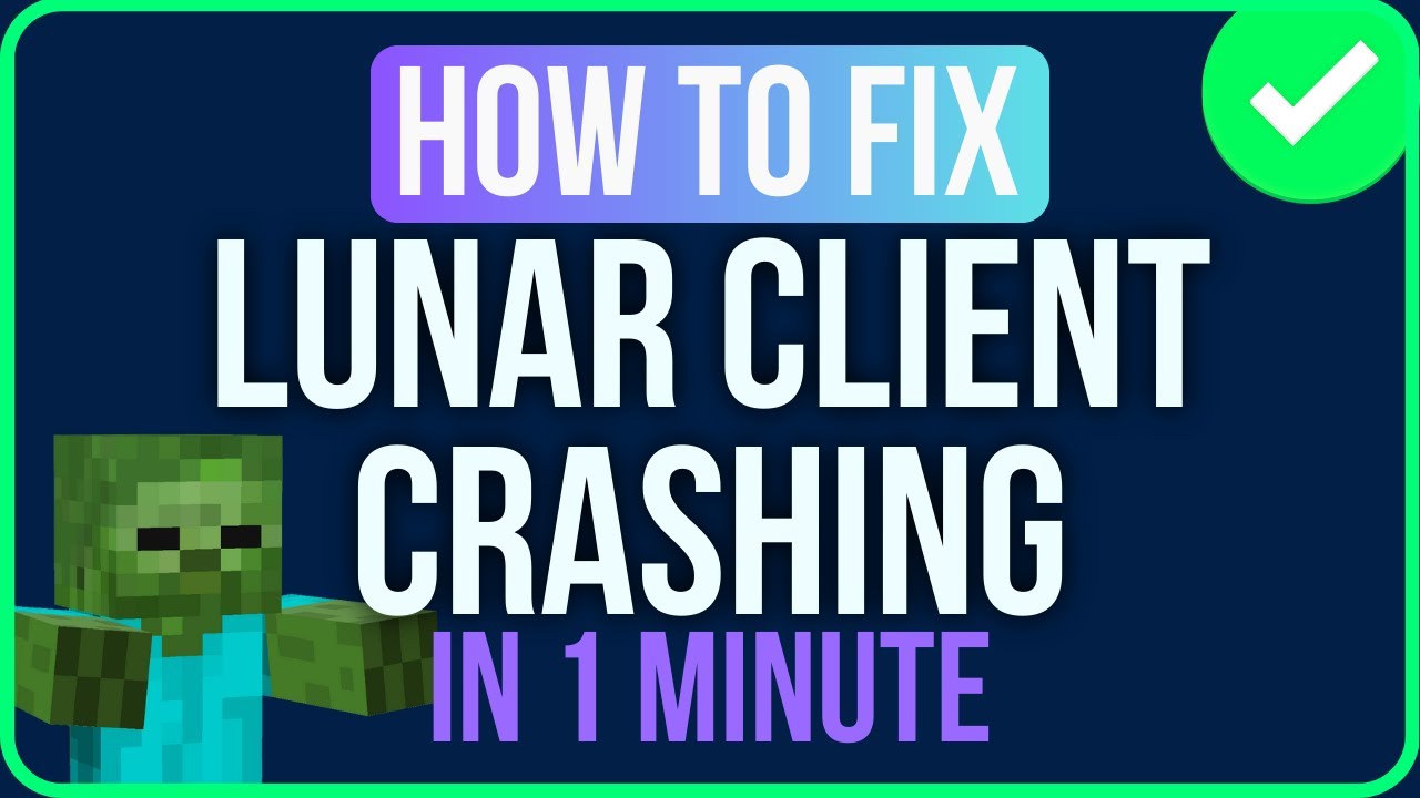 LUNAR CLIENT CRASHING [FIXED] | Why Does Lunar Client Keep Crashing?