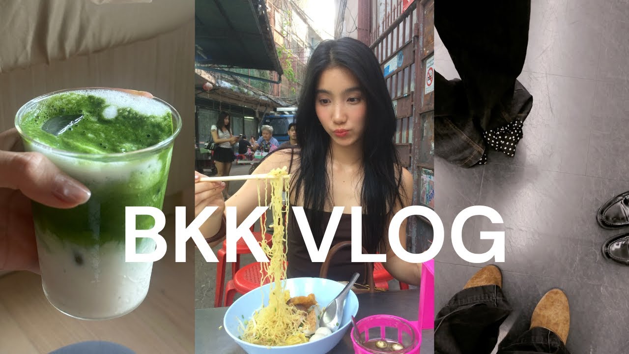 A week in Bangkok ทำงาน, ช้อปปิ้ง, ออกกำลังกาย, ชงมัทฉะ