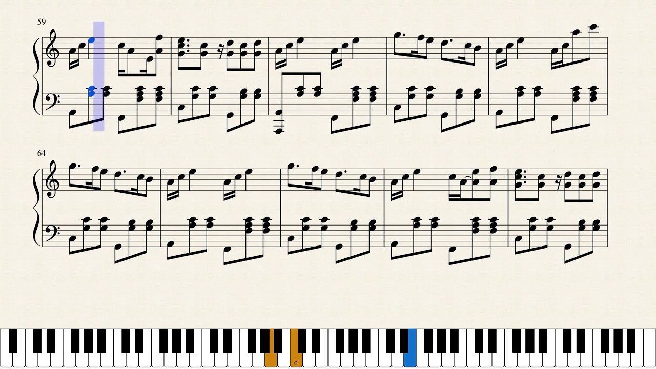 Rosemary's Theme {Piano Tutorial}