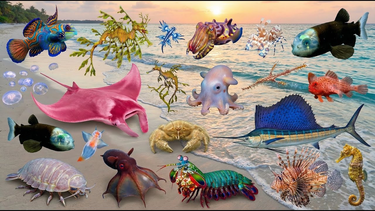 AMAZING Ocean Catch 🌊 Octopus, Jellyfish, Baby Shark & Starfish!
