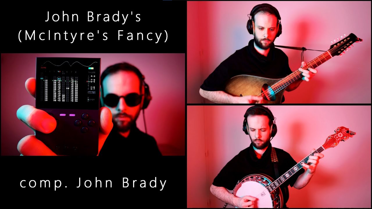 My Favourite Jigs #9 - McIntyre's Fancy - comp. John Brady - cittern, banjo, mandolin, Dirtywave M8