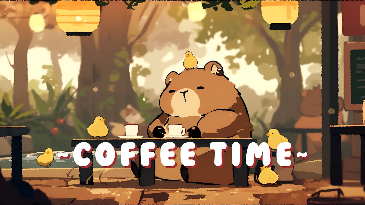 [1 Hour] Capybara Music Channel | Cozy Beats for Relaxation 🎵 💫 | Study Aid