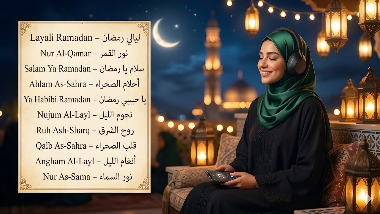 Arabic Pop Ramadan 🌙 10 Most Beautiful Middle Eastern Songs for Peaceful Fasting