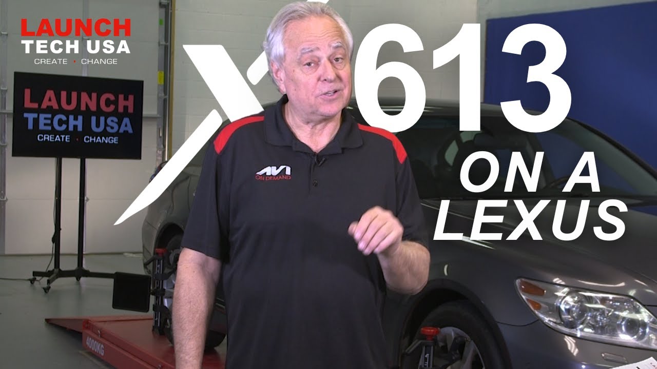 Trying the X-613 Mobile Wheel Aligner on a Lexus | Launch Tech USA