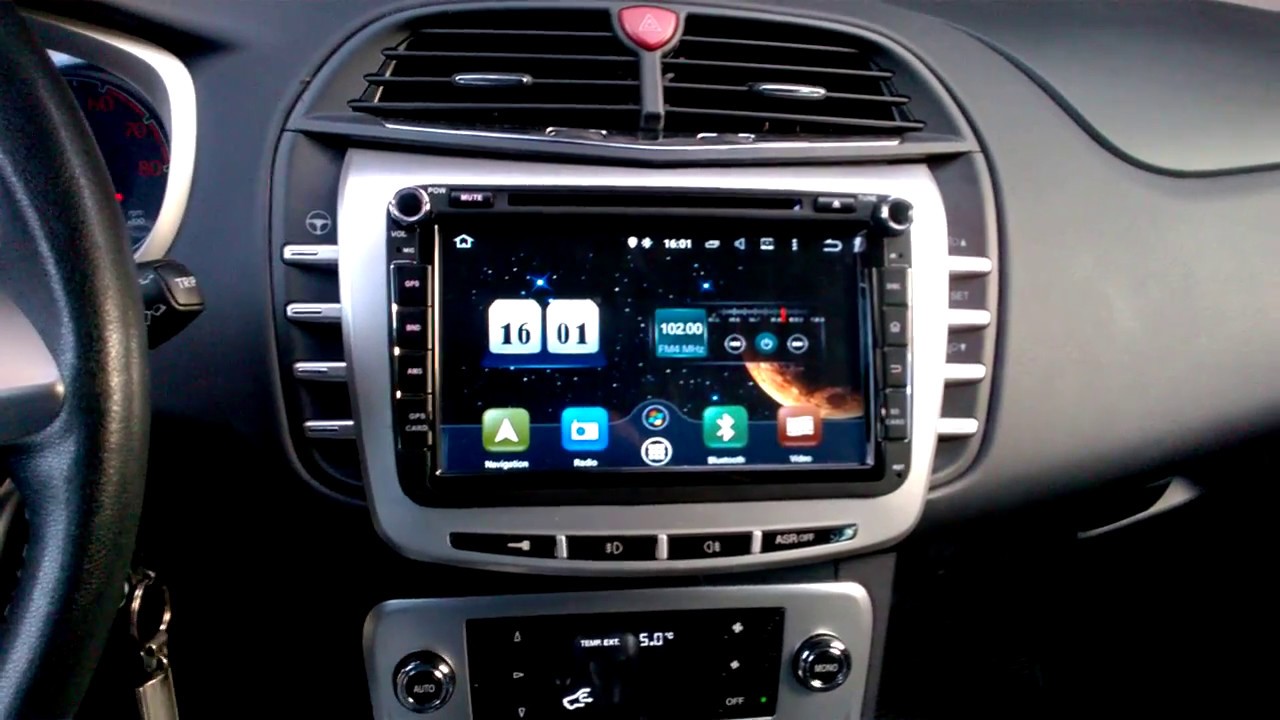 2Din 8 inch Android in New Lancia Delta