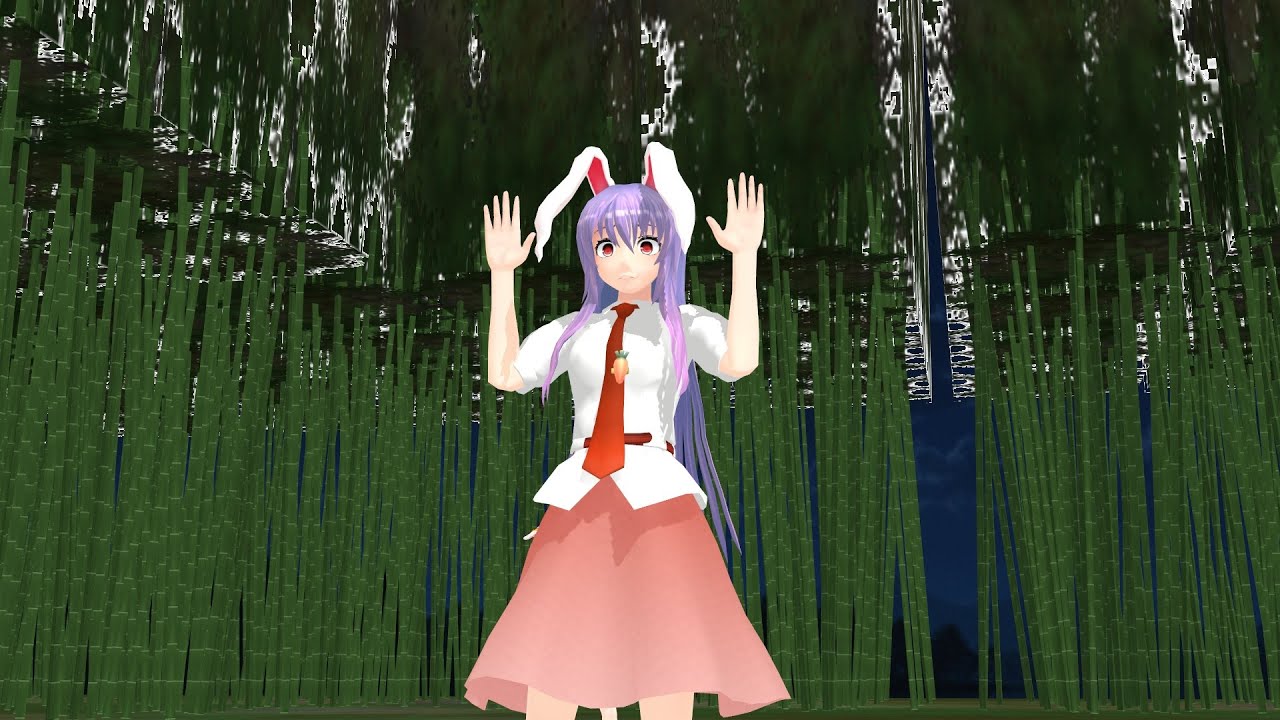 [Touhou MMD] Reisen vs Moon Rabbits