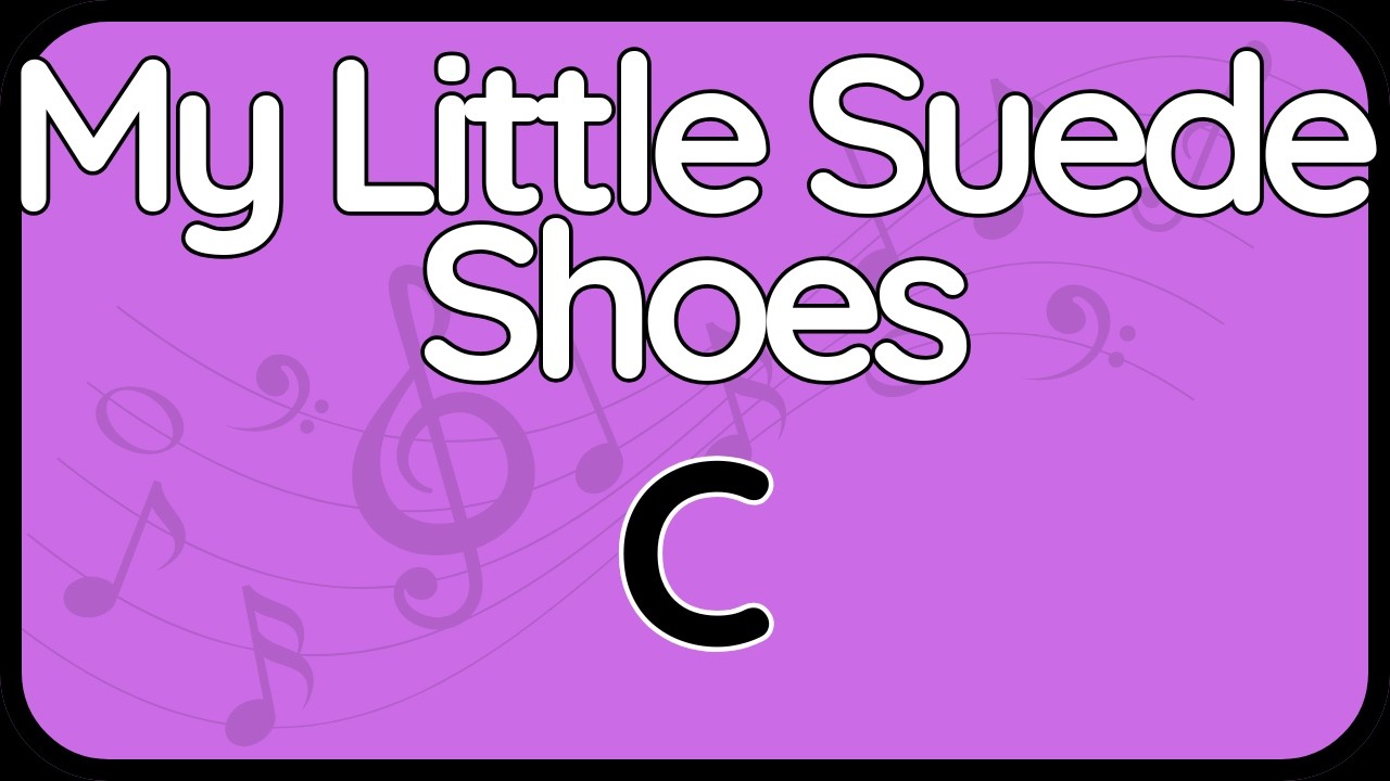 My Little Suede Shoes · Backing Track (C Version) for Flute, Harmonica, Piano & Guitar