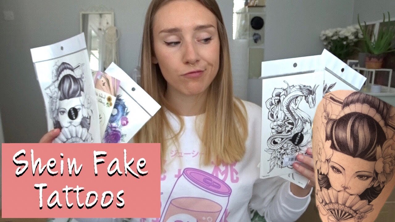 Ich teste Shein Fake Tattoo's 🤷🏼‍♀️