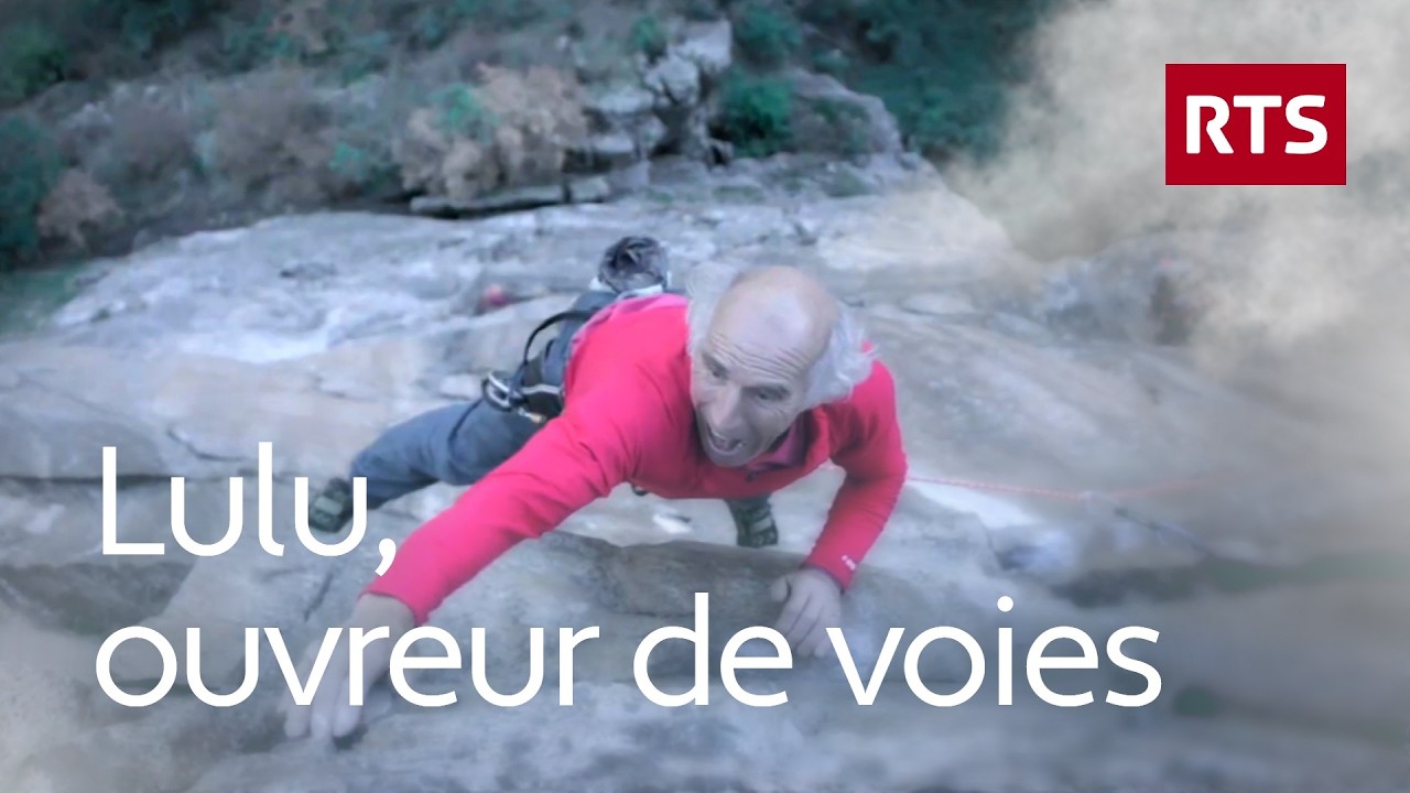 Lucien Abbet est un pionnier de l'escalade sportive et de l'ouverture de voies en Valais