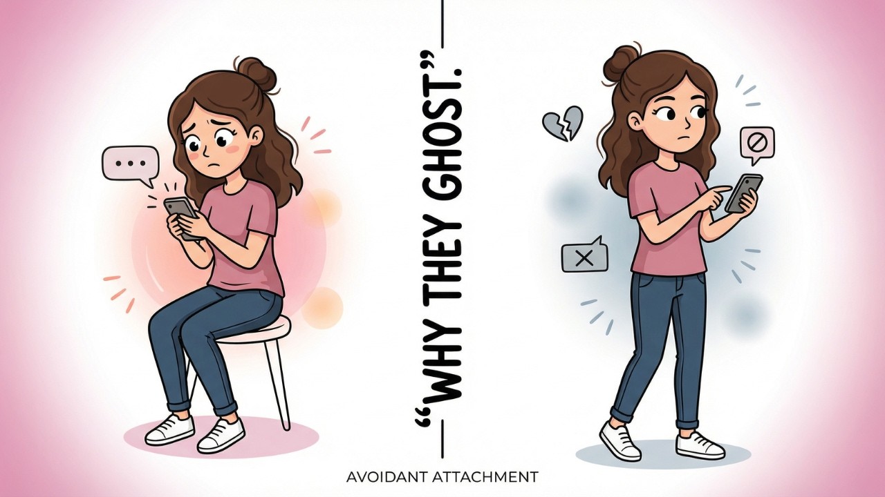 Why Gen-Z Ghosts Instead of Breaking Up | Avoidant Attachment Psychology