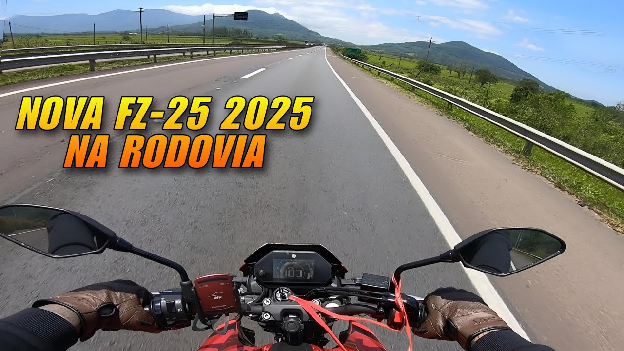 NOVA FZ-25 2025 NA RODOVIA | Falando a Verdade sobre a Moto