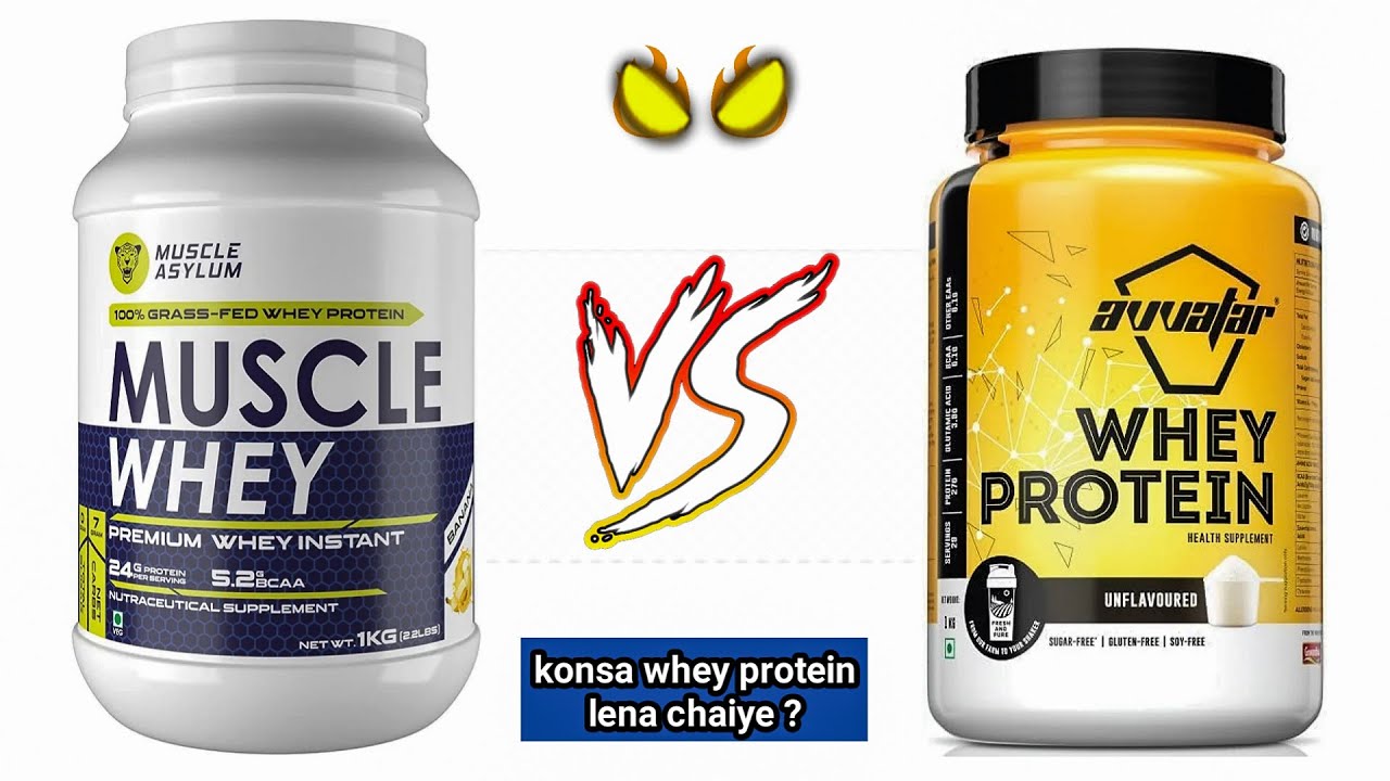 Muscle asylum vs avvatar whey protein