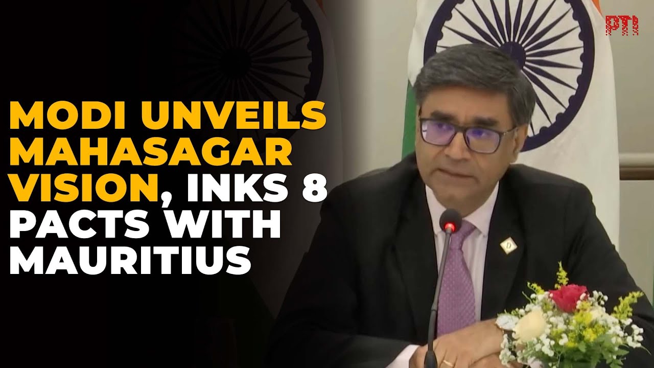 India, Mauritius sign 8 pacts, elevate ties to enhanced strategic partnership for trade, security