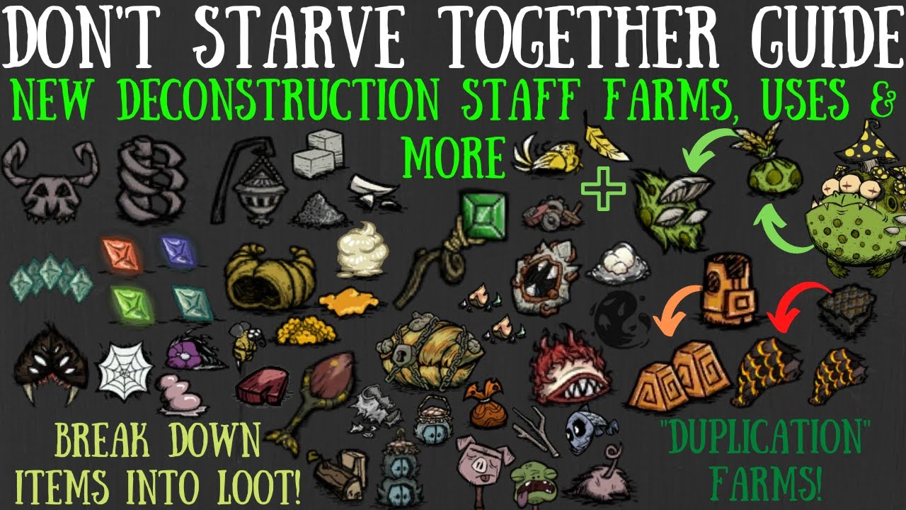 Фермы для сотрудников Deconstruction, их применение и многое другое — руководство Don't Starve To...