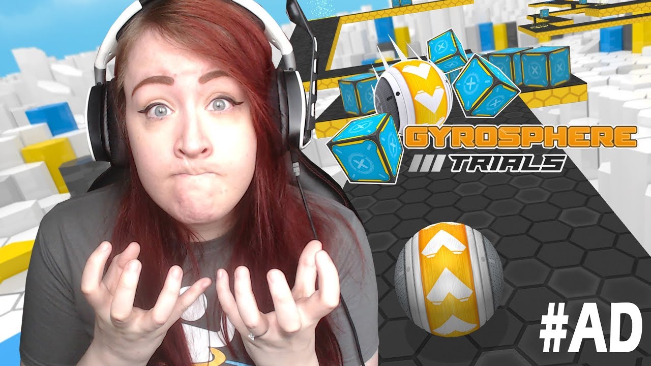 I KEEP FALLING OFF!! // GyroSphere Trials #AD
