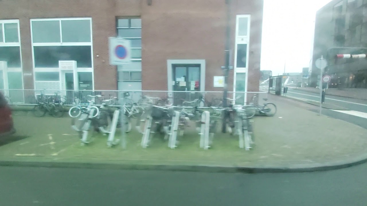 🚍Busrit in de GVB Amsterdam buslijn 43 Borneo Eiland-Centraal Station Als VDL Citea SLF,