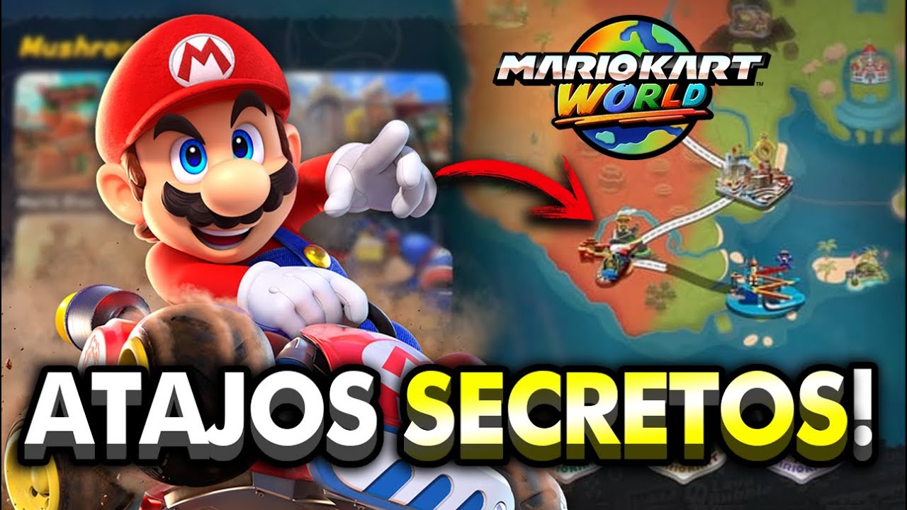 Descubre los Atajos Secretos de Mario Kart World! 🏆 Guía