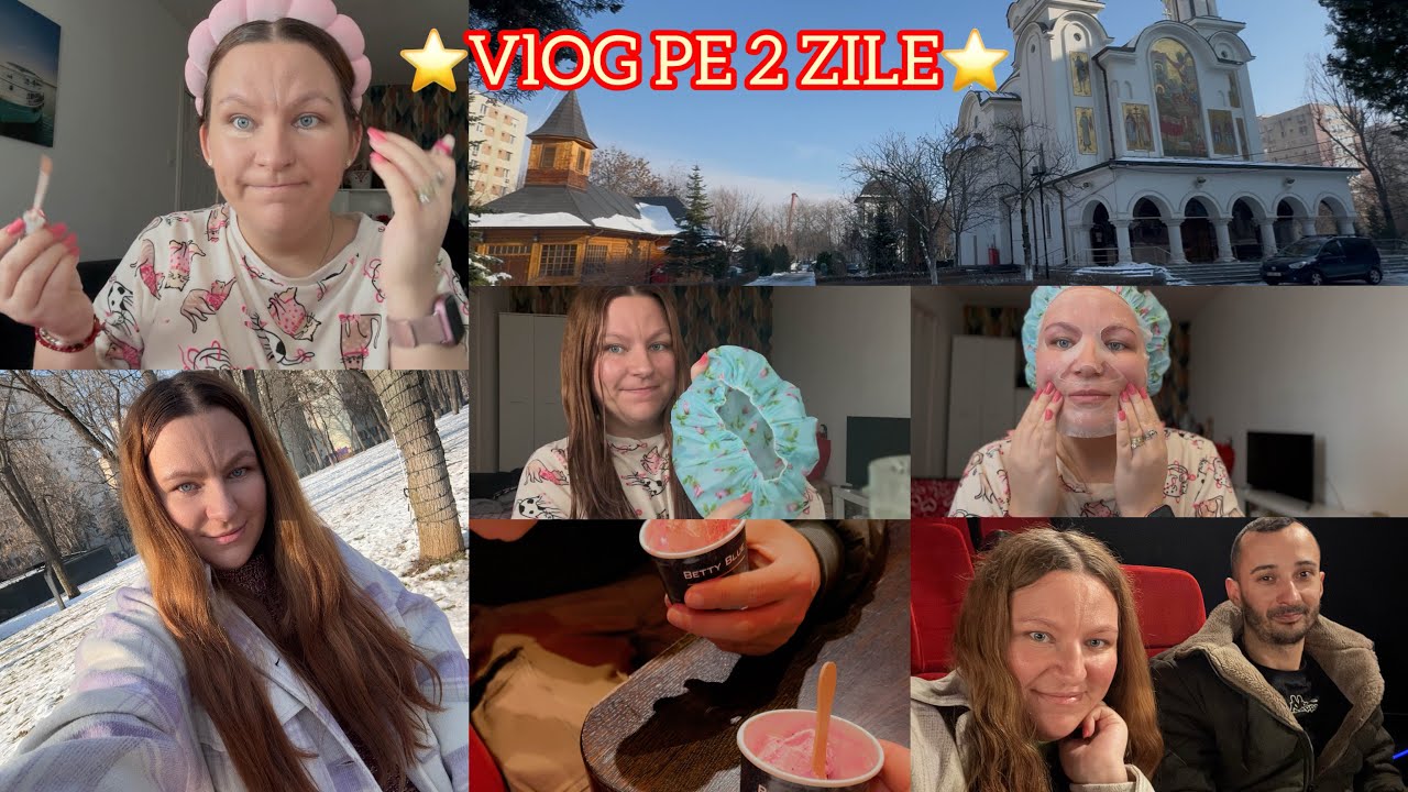 VLOG⭐️2 zile din viața mea|Grwm|Mica ieșire|Fac lucruri pentru mine|Activitatile zilnice|La film🥰