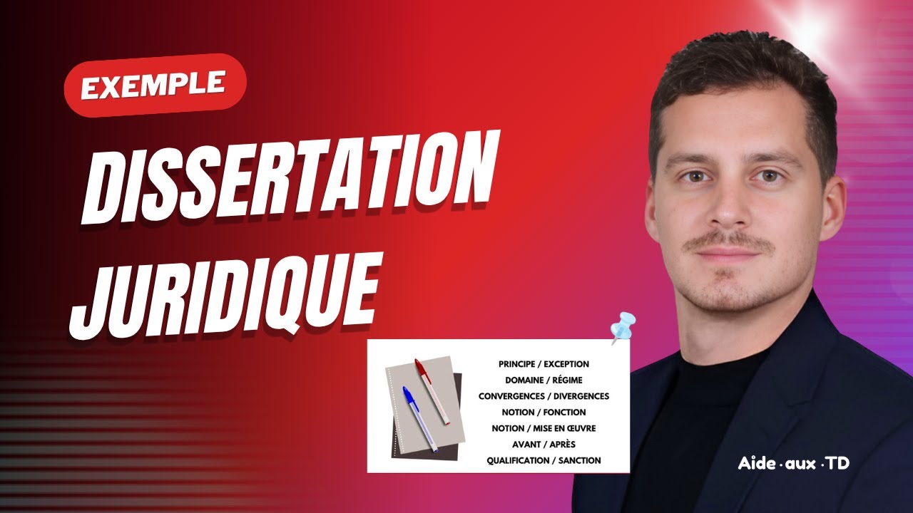 Exemple de dissertation juridique corrigée