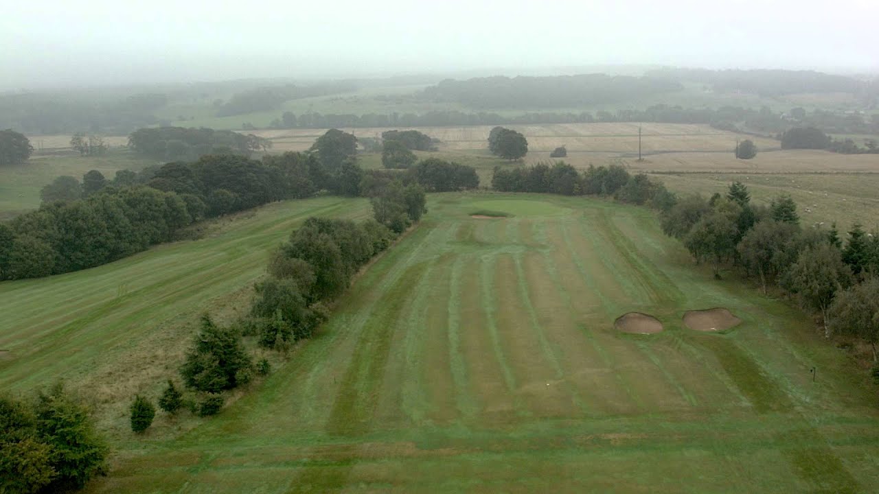 Brancepeth  Castle Golf Course Flyover - Hole 13
