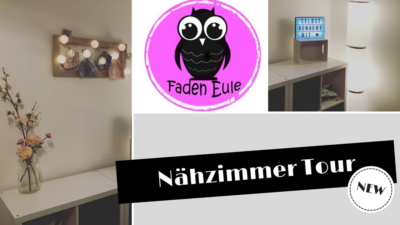 Mein neues Nähzimmer II NEW Roomtour II Aus dem Nähkästchen II FadenEule