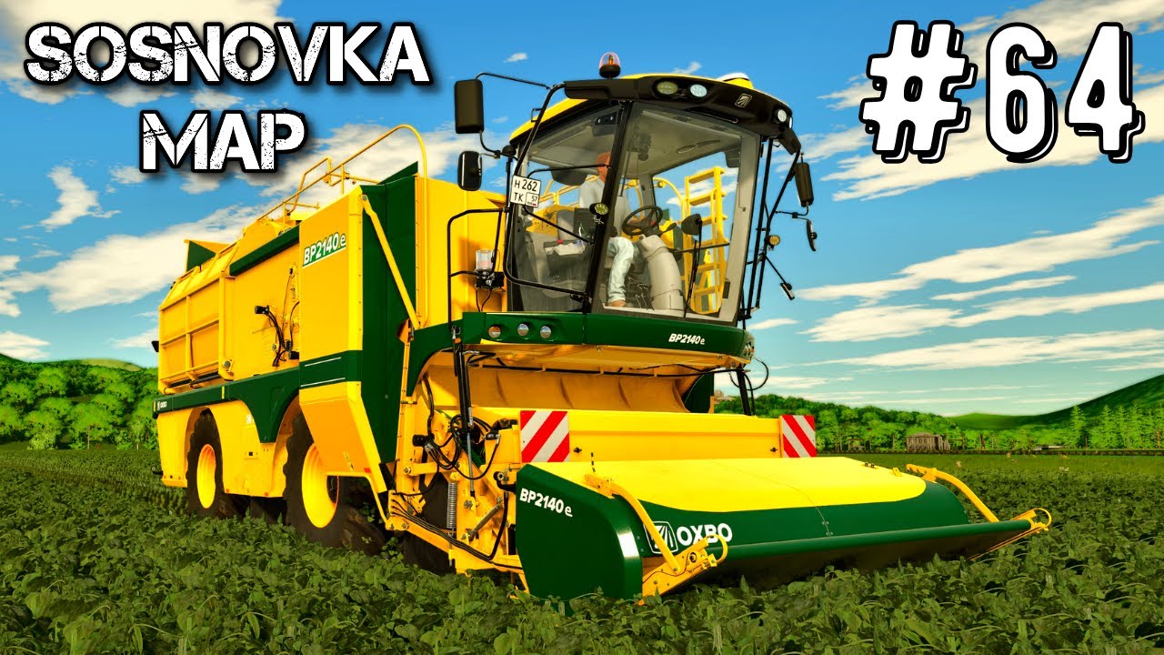 Farming Simulator 25 Карта Сосновка Таймлапс Эпизод #64 Мегаферма fs25 геймплей