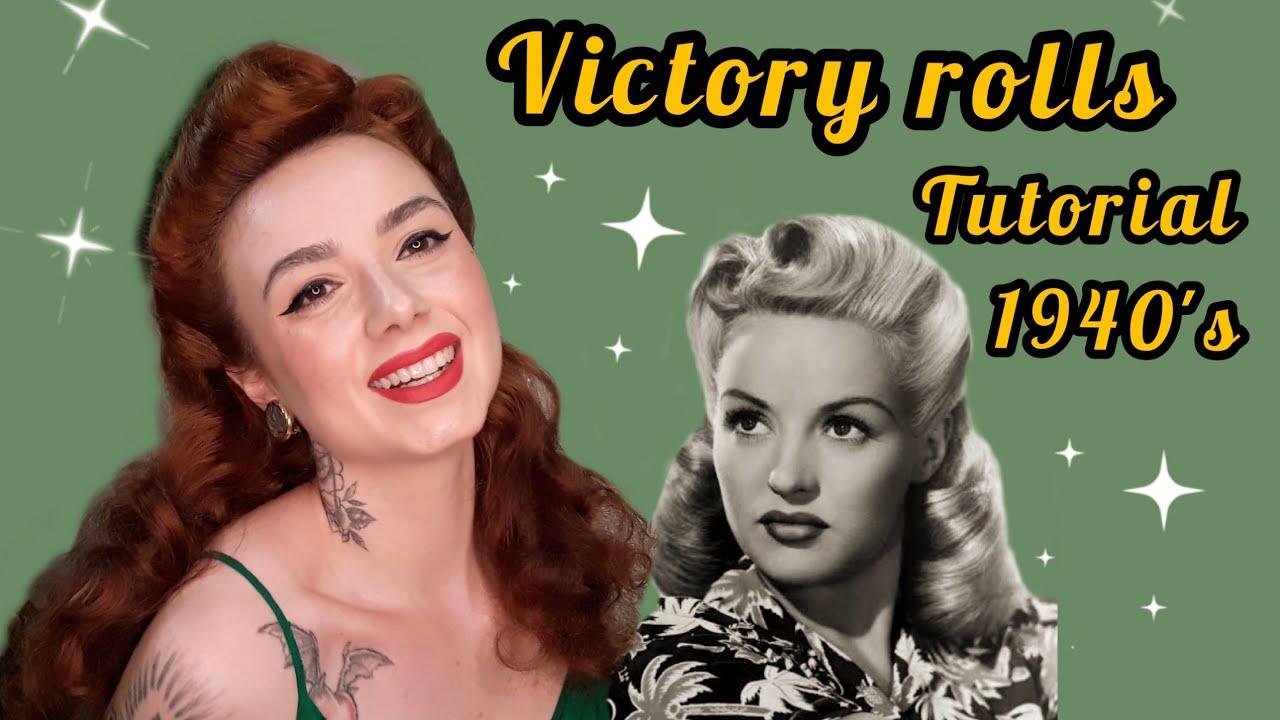 PENTEADO VINTAGE | VICTORY ROLLS HAIRSTYLE 1940's