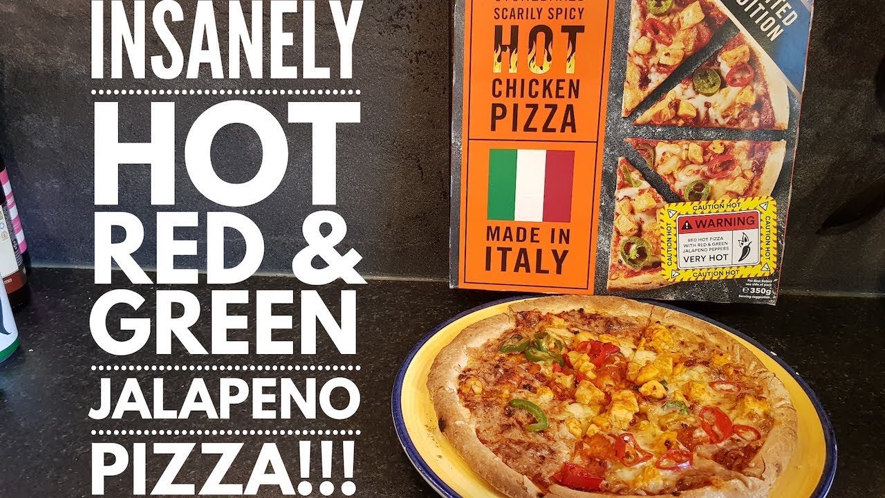 Iceland Stonebaked Scarily Spicy Hot Chicken Pizza Review