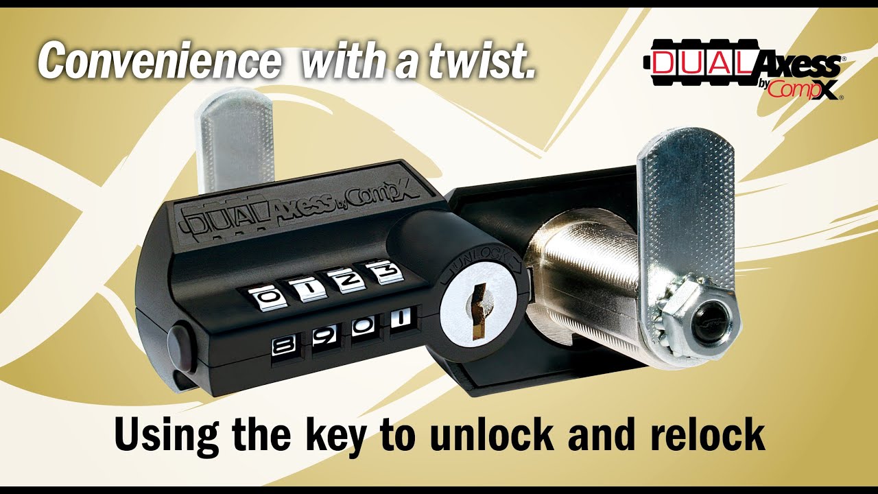 CompX Security Products: DualAxess - Using the key to unlock and relock
