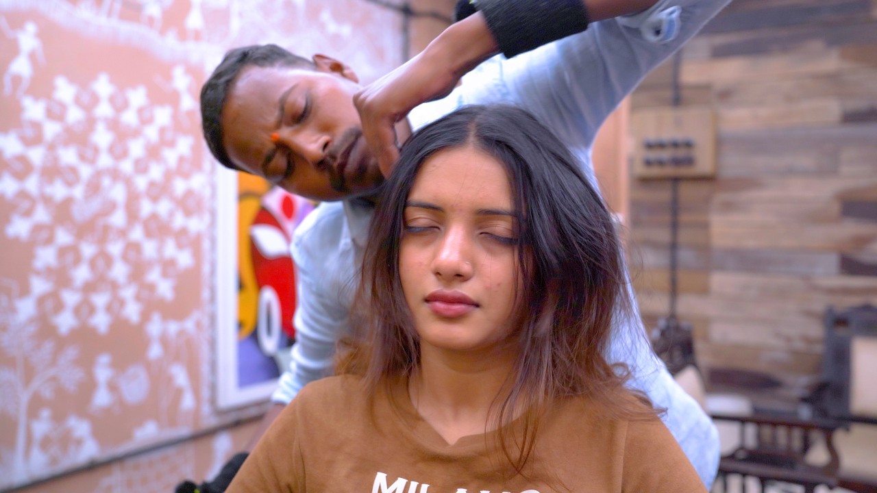 Satisfying Head Massage & Neck, Hand, Ear Crack ASMR | Stress Relief