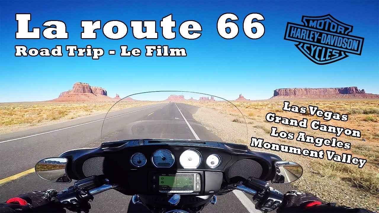 Road Trip sur la Route 66 en Harley Davidson, film complet 🤘