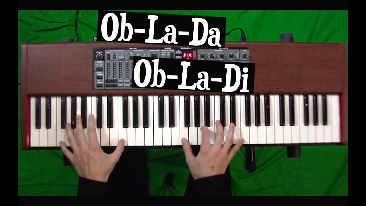 Ob-La-Di Ob-La-Da - Piano Cover - Isolated
