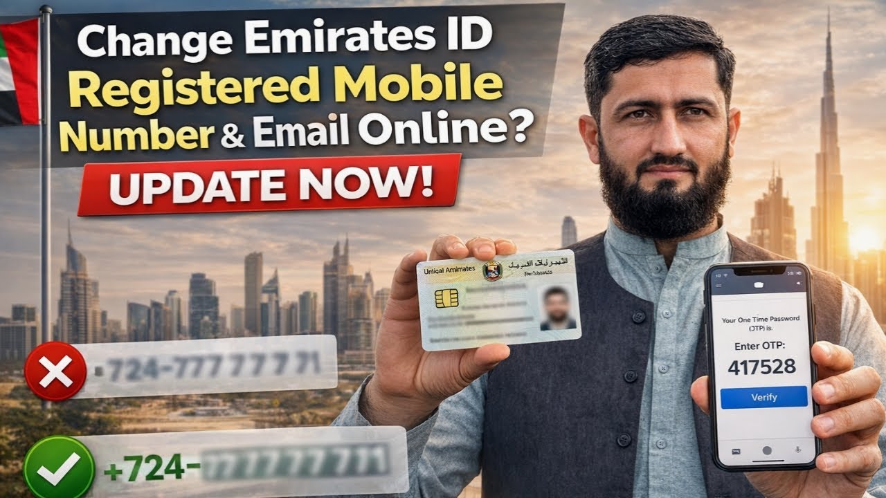 How To Change Your Emirates ID Registered Mobile Number Online In 2026