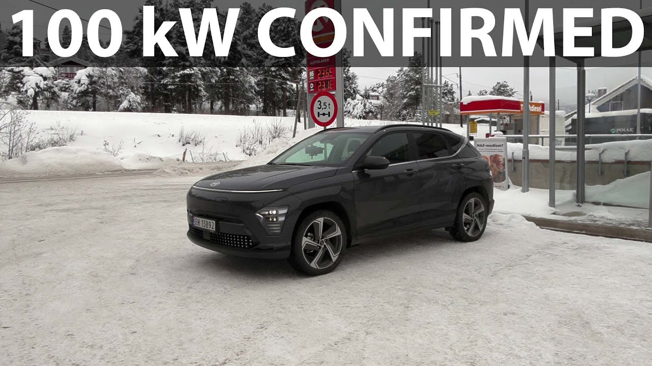 Hyundai Kona MY2024 charging test