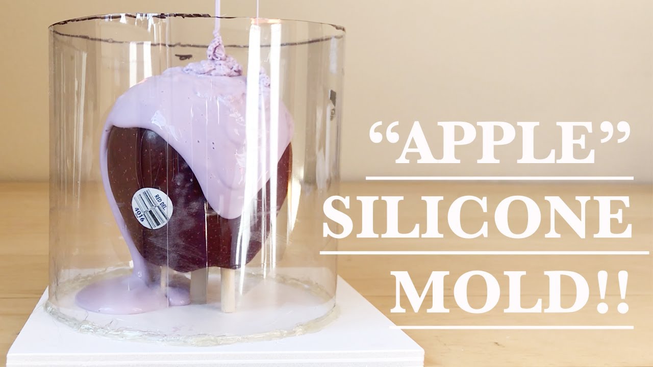 Apple Silicone Mold, Filled with Apple Juice!