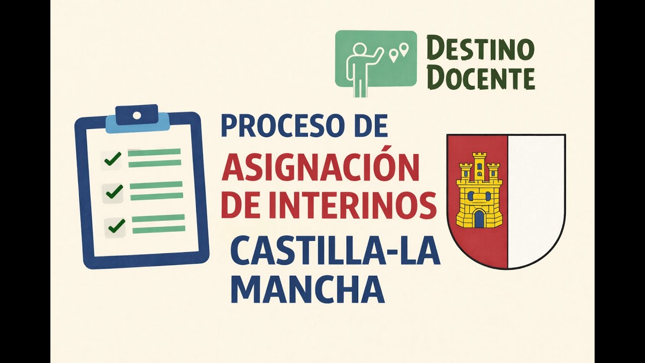 Adjudicación de interinos Docentes Castilla-La Mancha -  Evita los errores que te dejan sin plaza