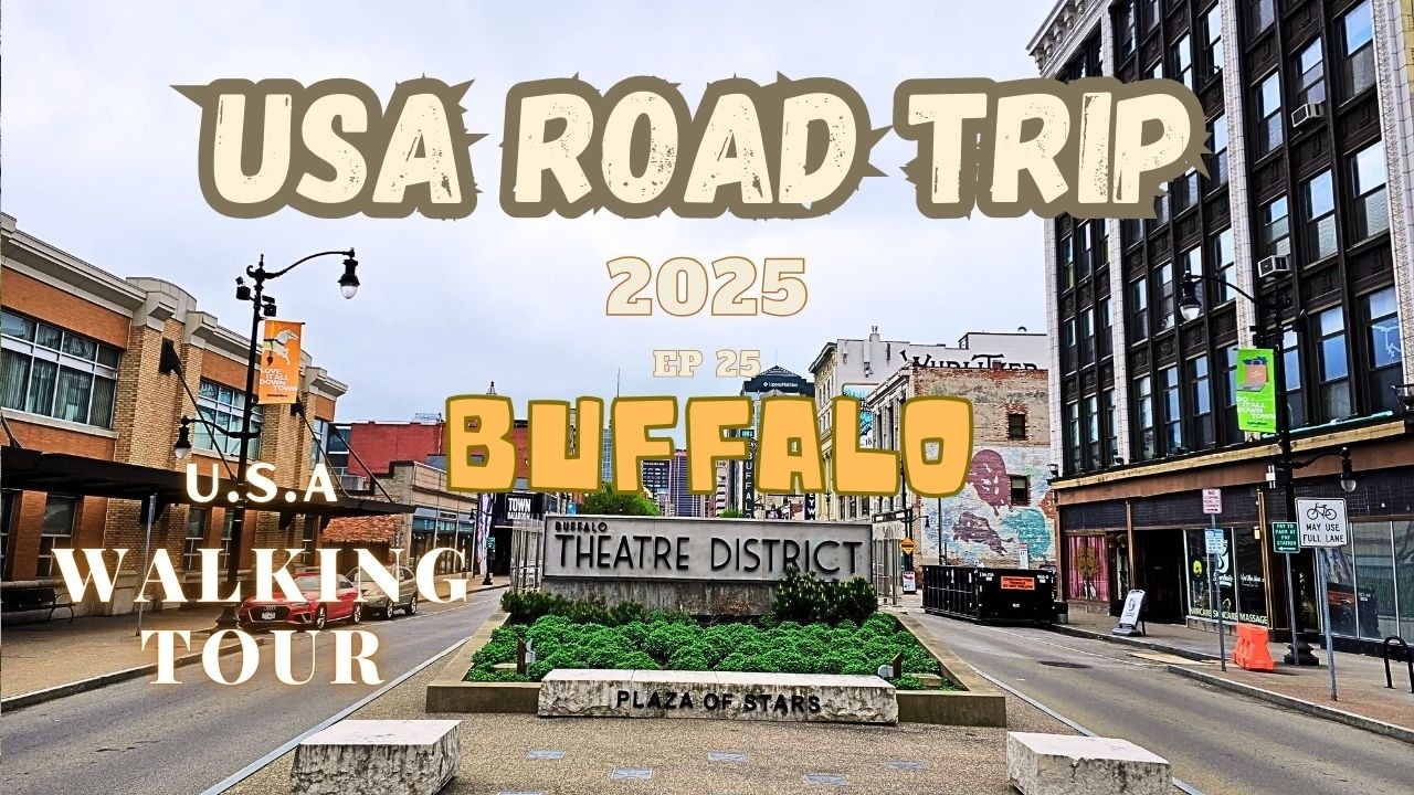 4K STREETS OF BUFFALO HISTORIC DOWNTOWN | WALKING TOUR | U.S.A. 🇺🇸 [EP 25]