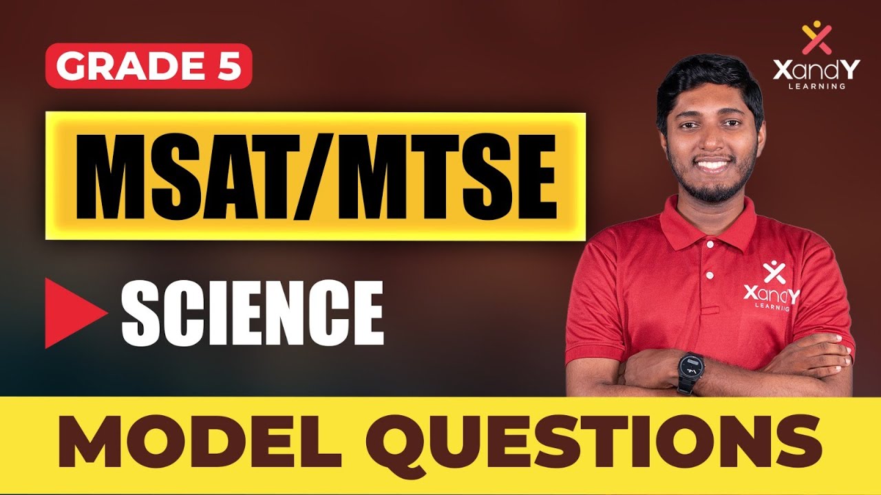 MSAT / STSE Class 5 Science | Score Full Marks! | MSAT Previous Year Question Paper Solving