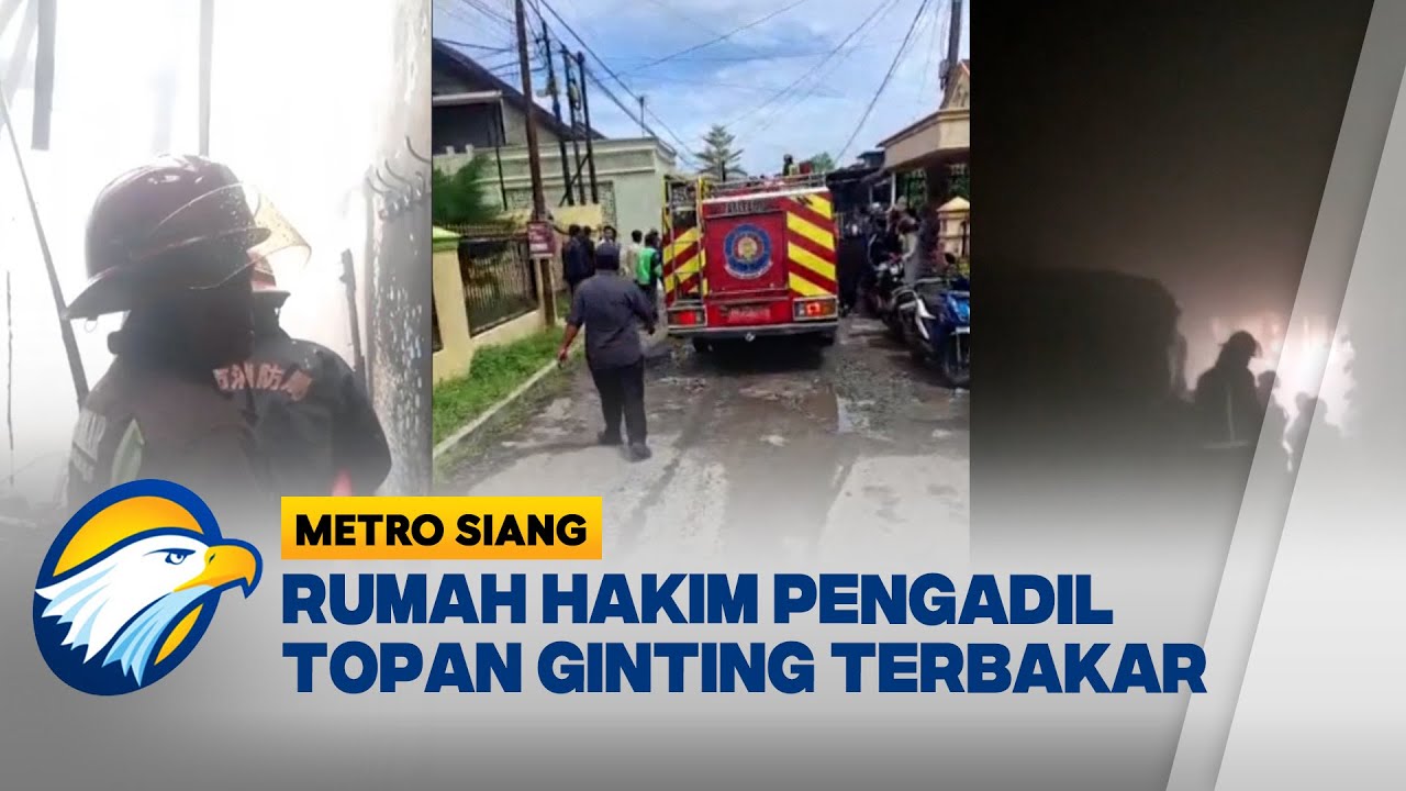 Kebakaran Rumah Hakim Khamozaro Waruwu, Polisi dan Inafis Turun Tangan | Berantas