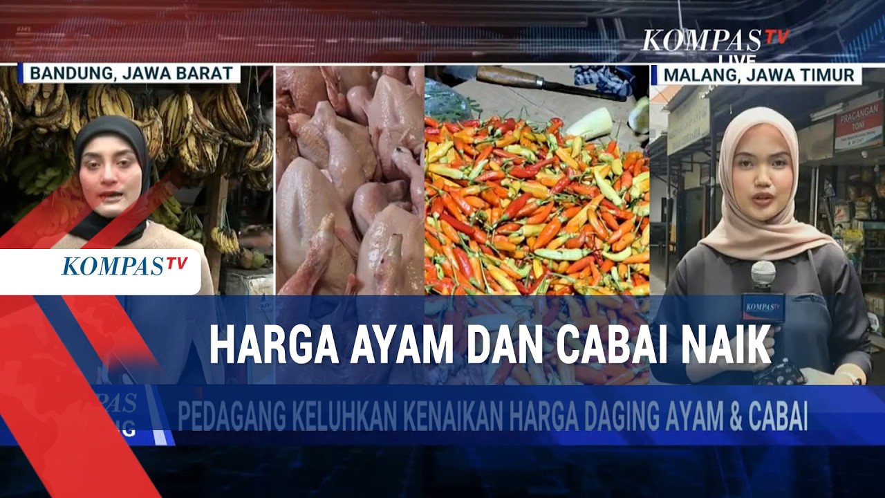 Harga Ayam dan Cabai di Pasar Melonjak