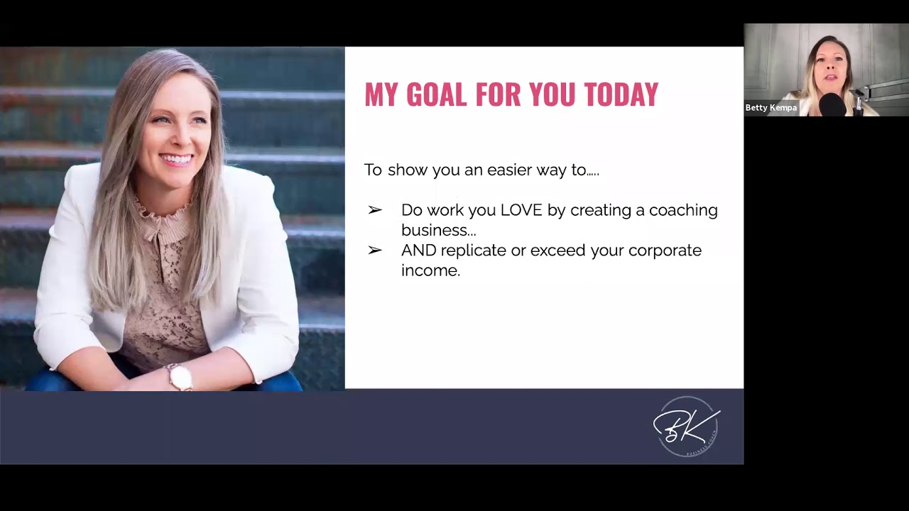 How To Ditch the Corporate 9-5 & Repackage Your Genius into a 6-Figure Coaching Business Masterclass