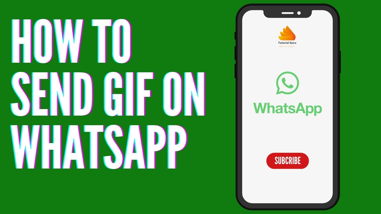 Как отправить GIF-изображение в WhatsApp | Отправка анимированных GIF-файлов в чаты и статусы