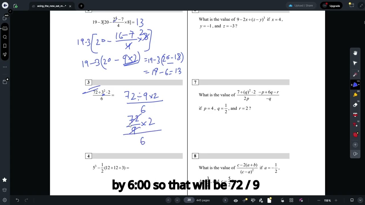 Exponent and operations-Acing the New SAT Math