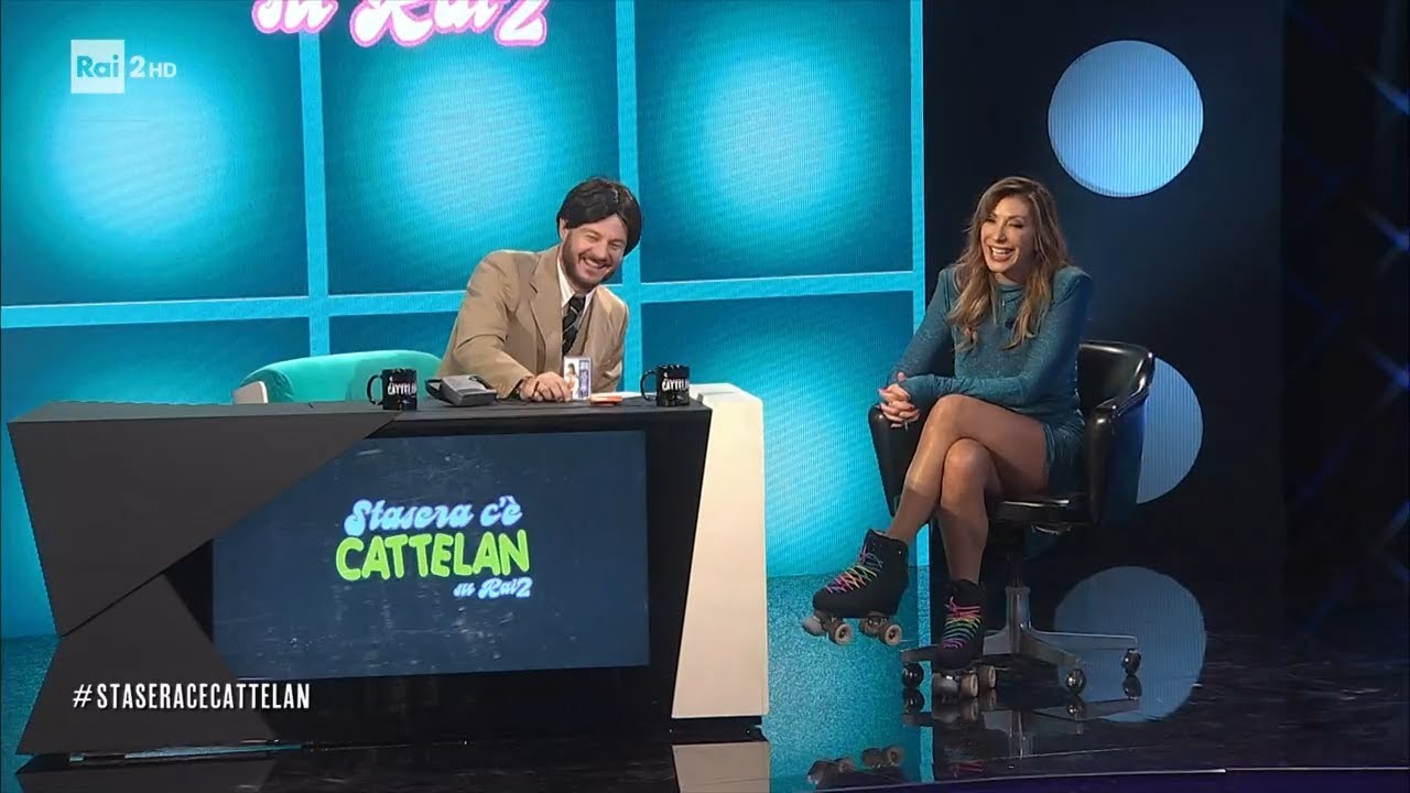 L'intervista anni 80 a Sabrina Salerno - Stasera c'è Cattelan su Raidue 29/03/2023