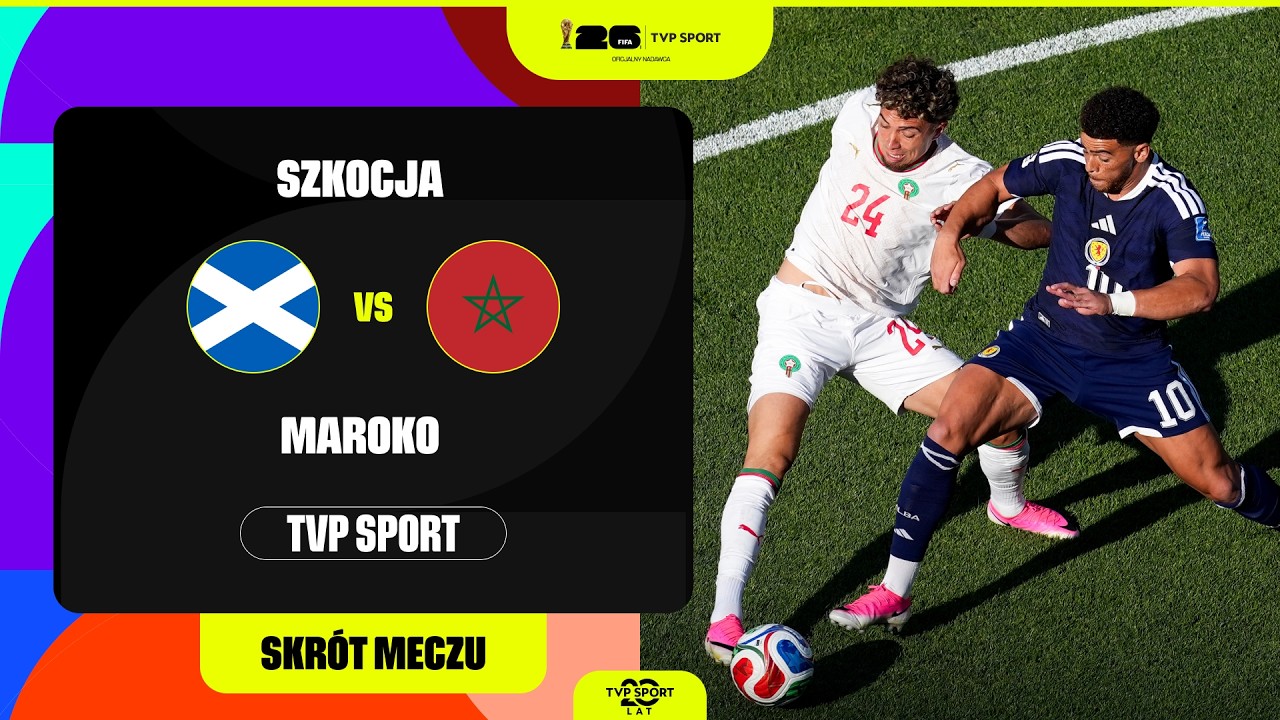 SKR&Oacute;T: MUNDIAL, GRUPA C: SZKOCJA &ndash; MAROKO. TARTANOWA ARMIA KONTRA LWY ATLASU